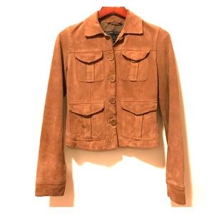 Suede leather Aberrombie & Fitch jacket